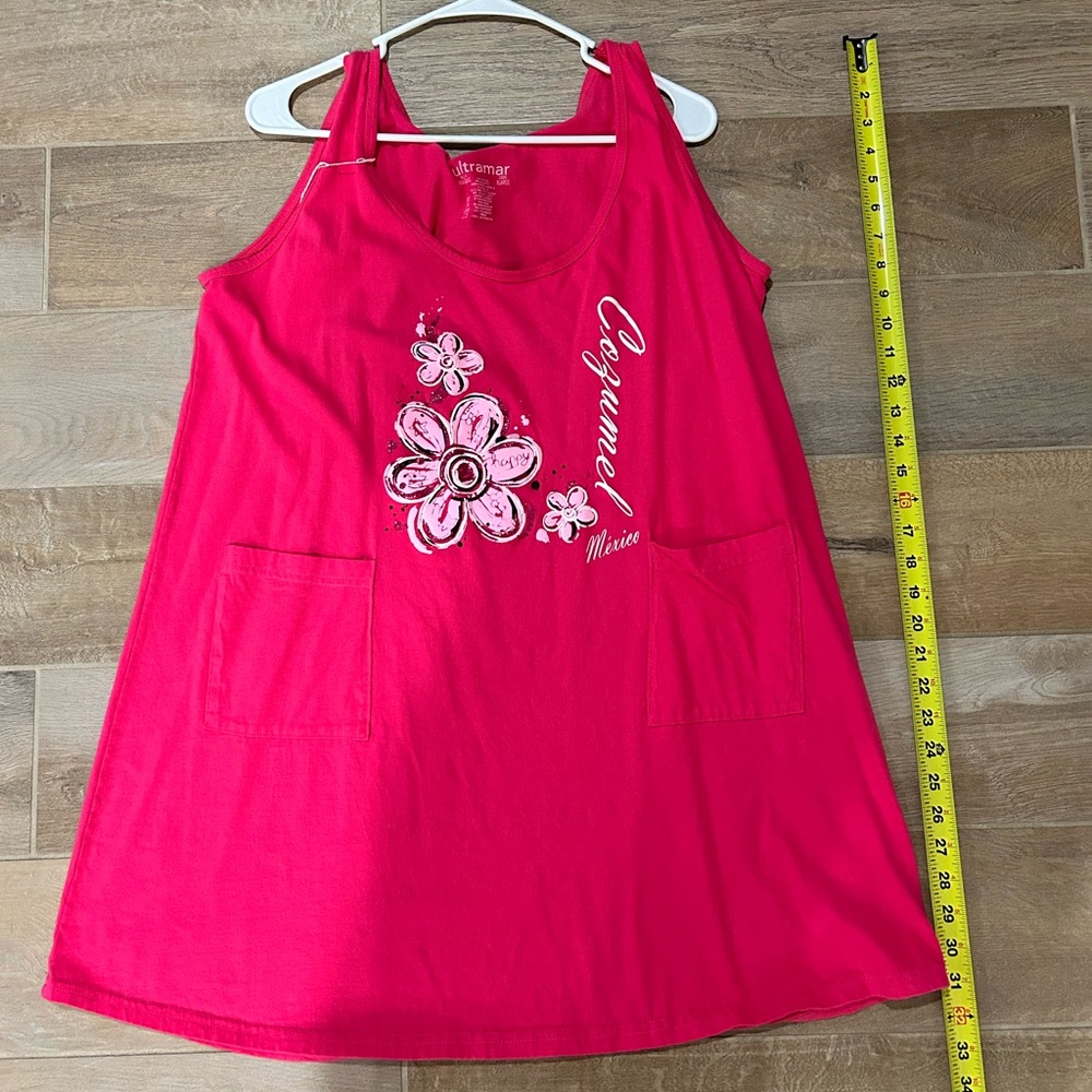 Vibrant Pink Floral Midi Dress